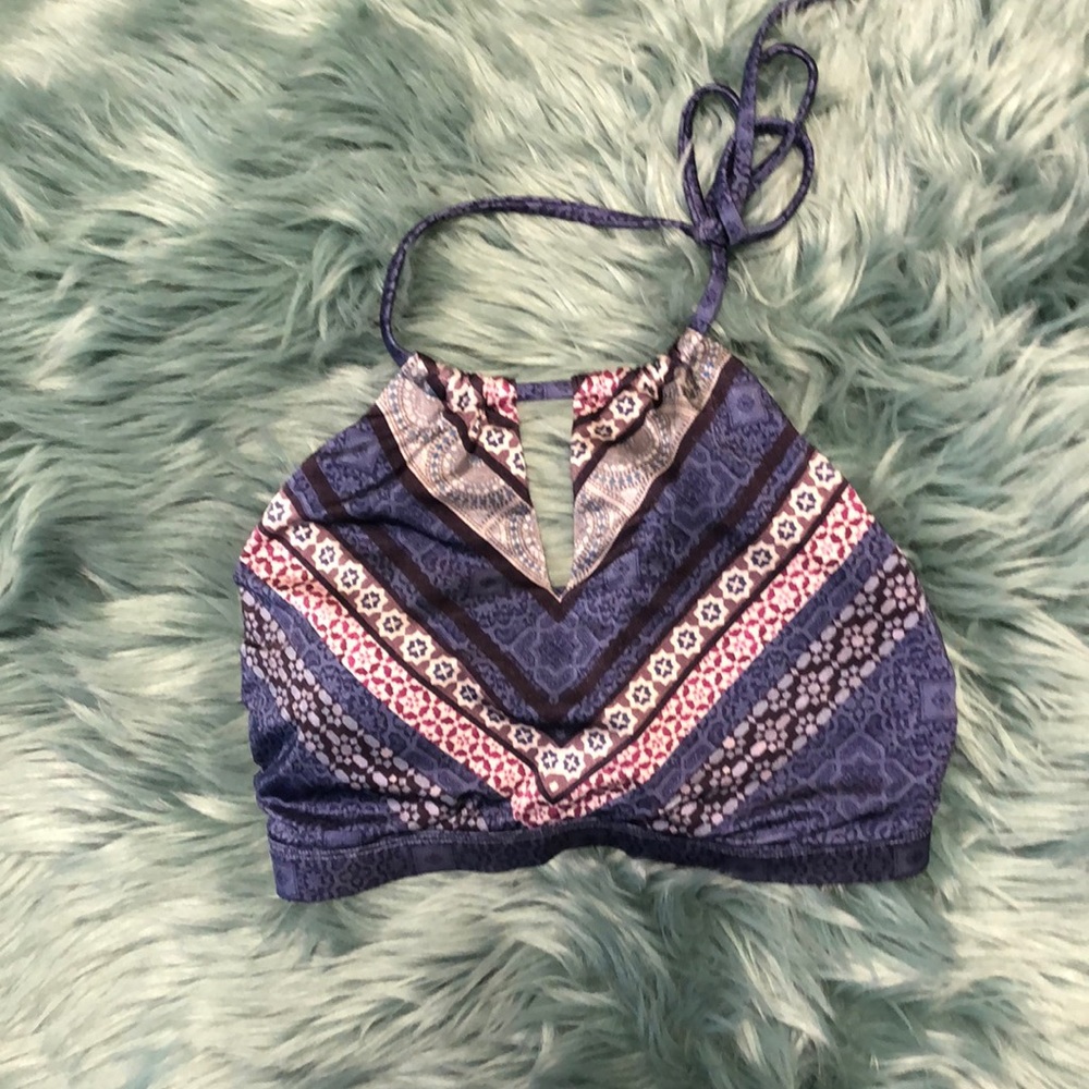 ATHLETA BIKINI TOP HIGH NECK